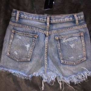 High Waisted Jean Shorts